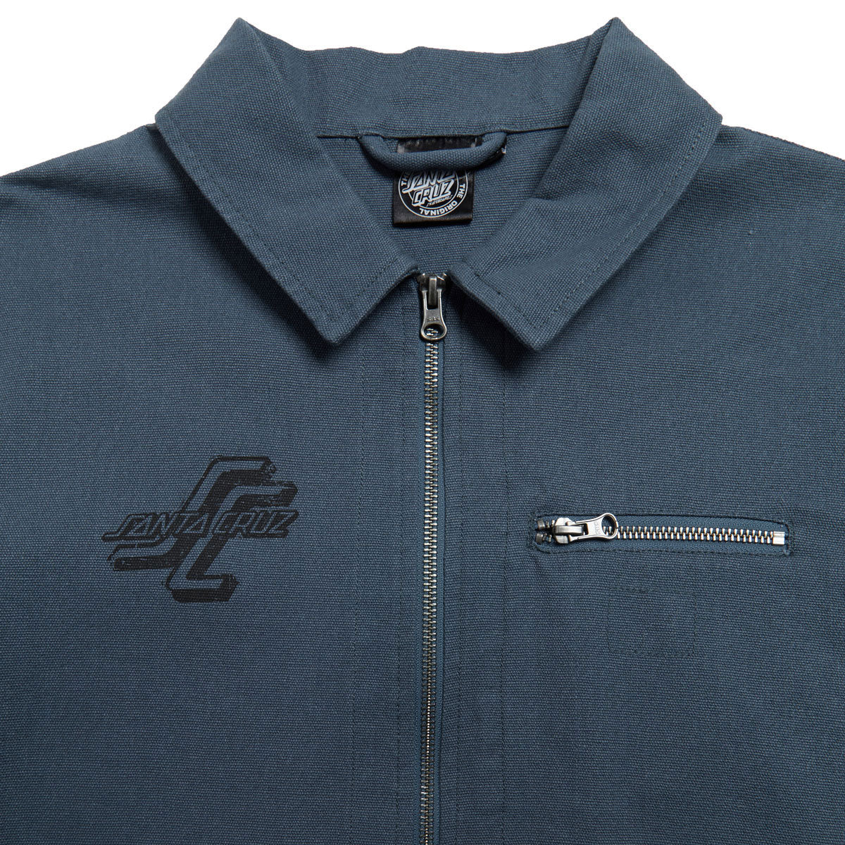 Santa Cruz Woodcut Classic Work Jacket - Washed Navy image 4