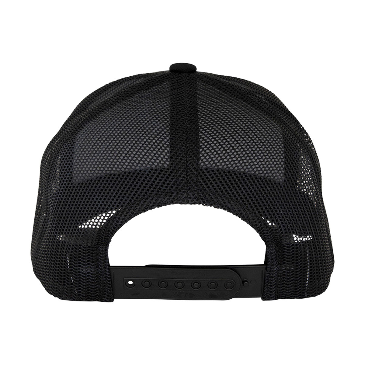 Santa Cruz Cut Strip Mesh Trucker Hat - Black image 3