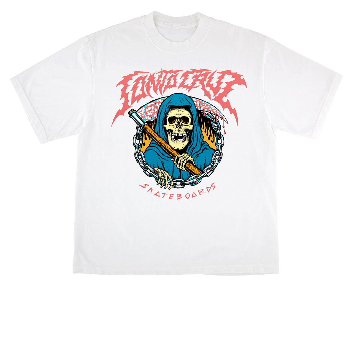 Santa Cruz Out Of Time T-Shirt - White image 1