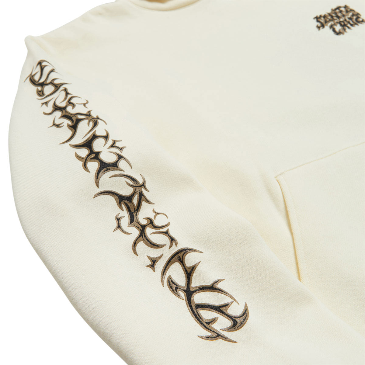 Santa Cruz Razor Dot Center Hoodie - Bone image 4