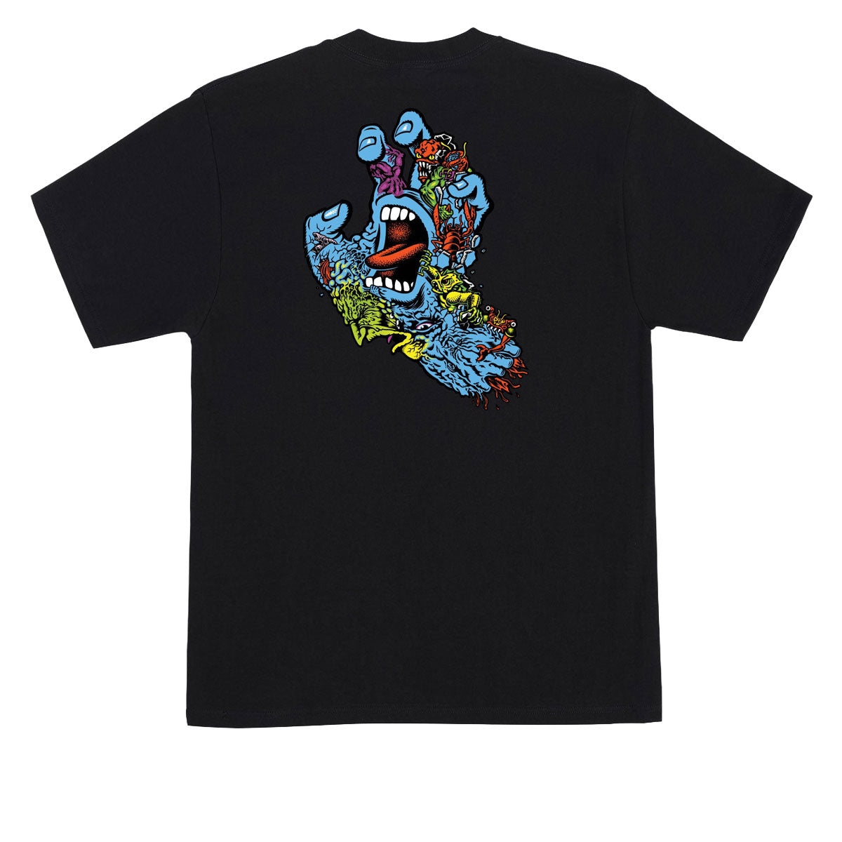 Santa Cruz Roskopp Screaming Five T-Shirt - Black image 1