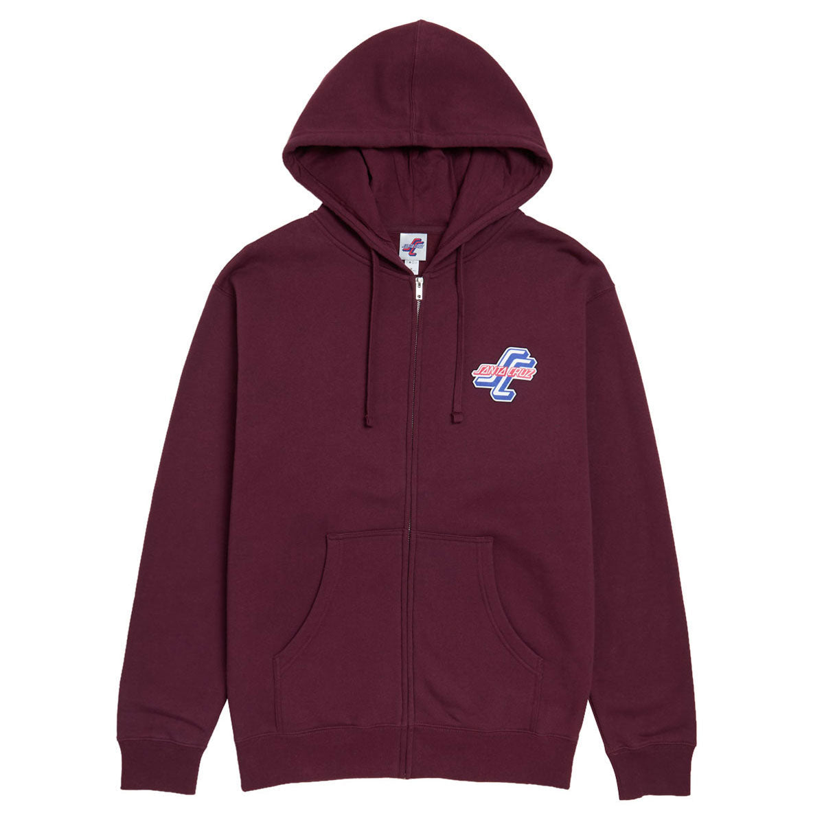 Santa Cruz Outer OGSC Zip Hoodie - Maroon image 1