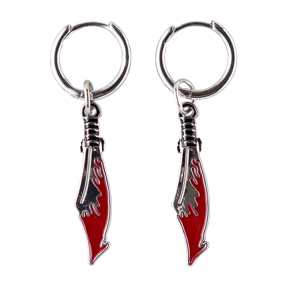 Santa Cruz Meek Slasher Sword Earring Set - Silver/Red image 3