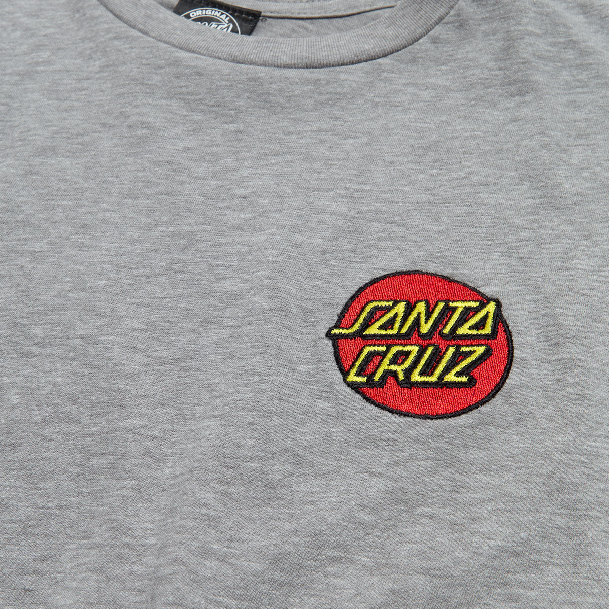Santa Cruz Womens Cruz Embroidered T-Shirt - Carbon Grey image 2