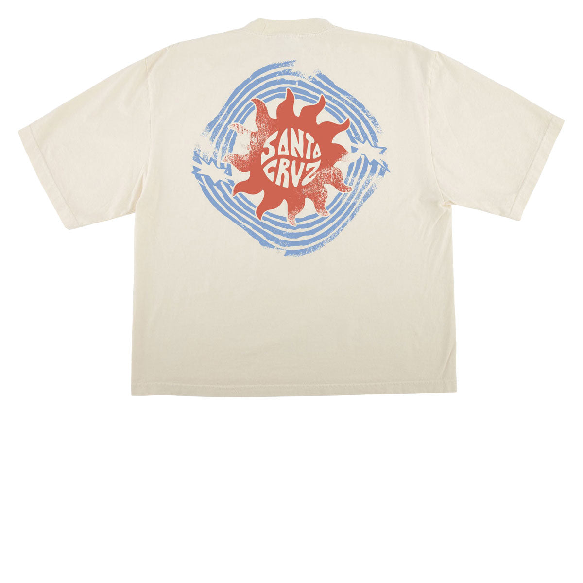 Santa Cruz Womens Sun Daze T-Shirt - Cream image 2