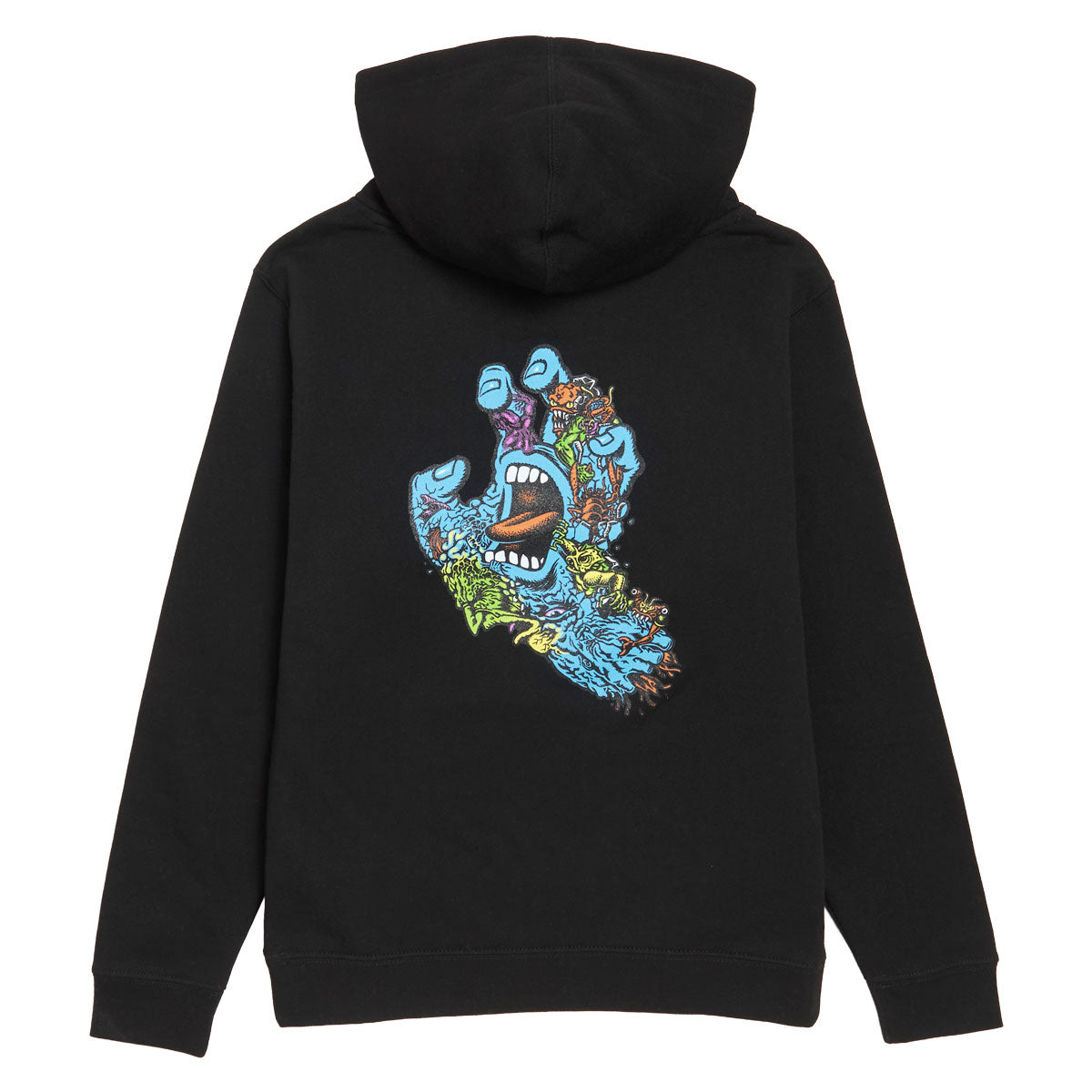 Santa Cruz Youth Roskopp Screaming Five Hoodie - Black image 1