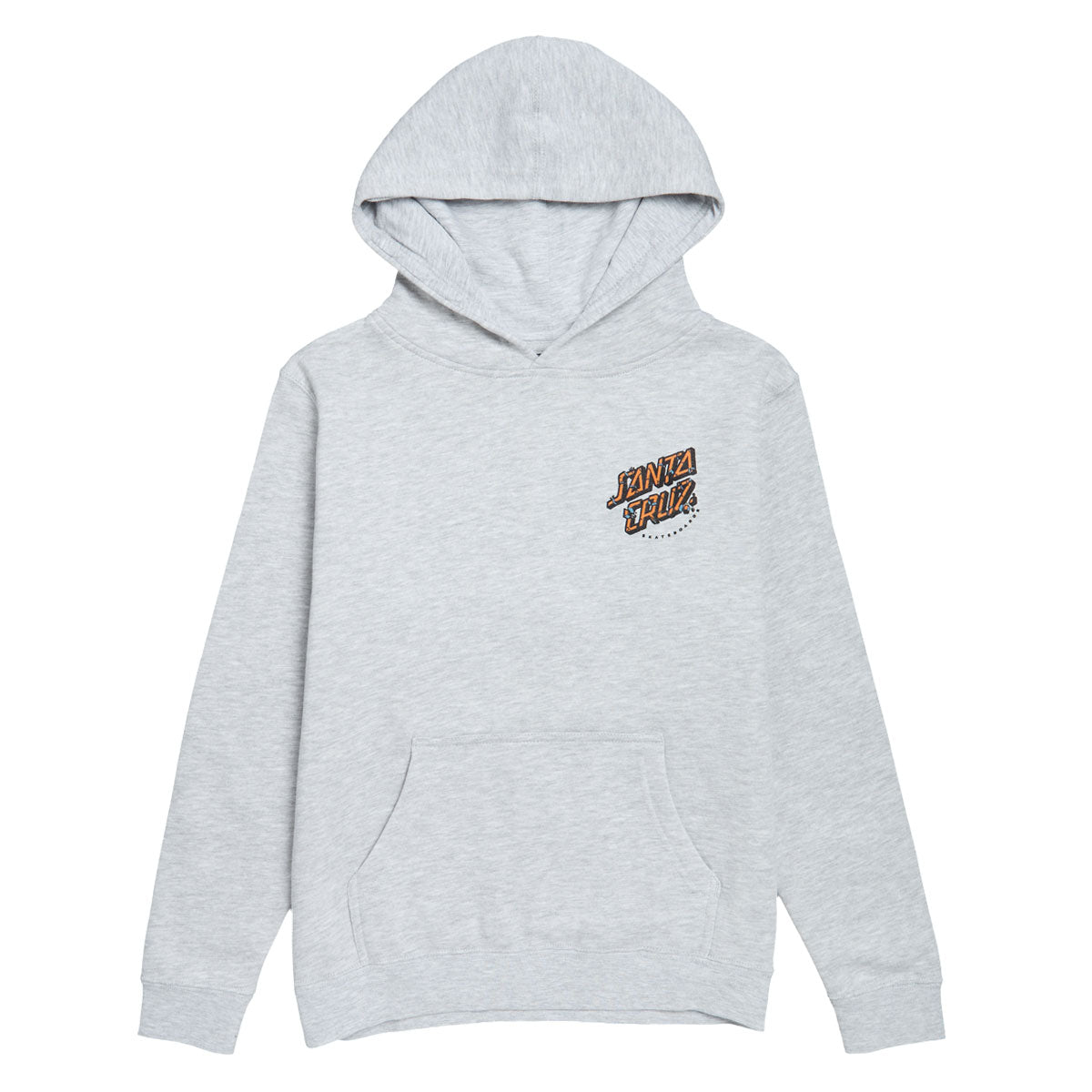 Santa Cruz Youth Roskopp Screaming Five Hoodie - Grey Heather image 2