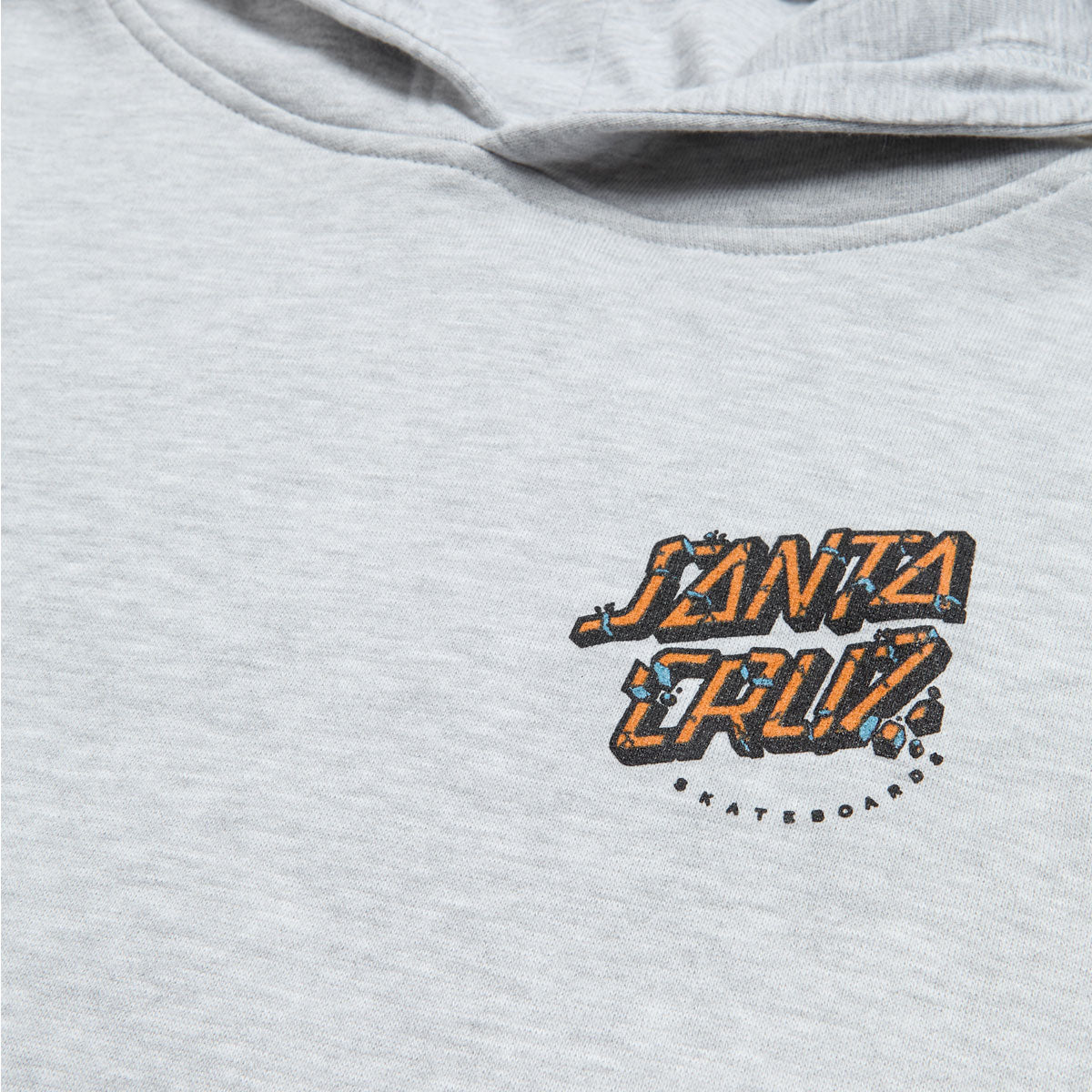 Santa Cruz Youth Roskopp Screaming Five Hoodie - Grey Heather image 3