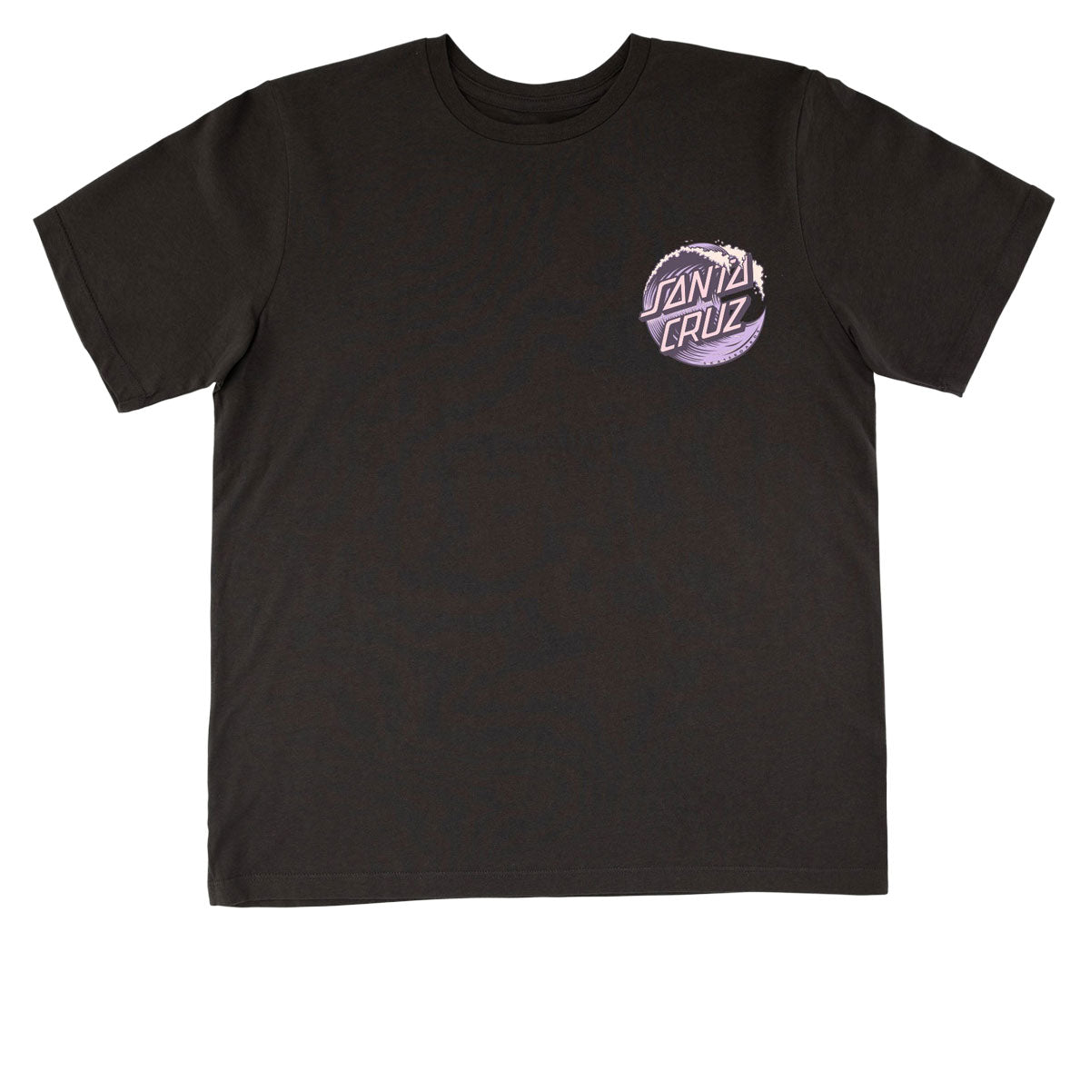 Santa Cruz Womens Wave Dot T-Shirt - Vintage Black image 1