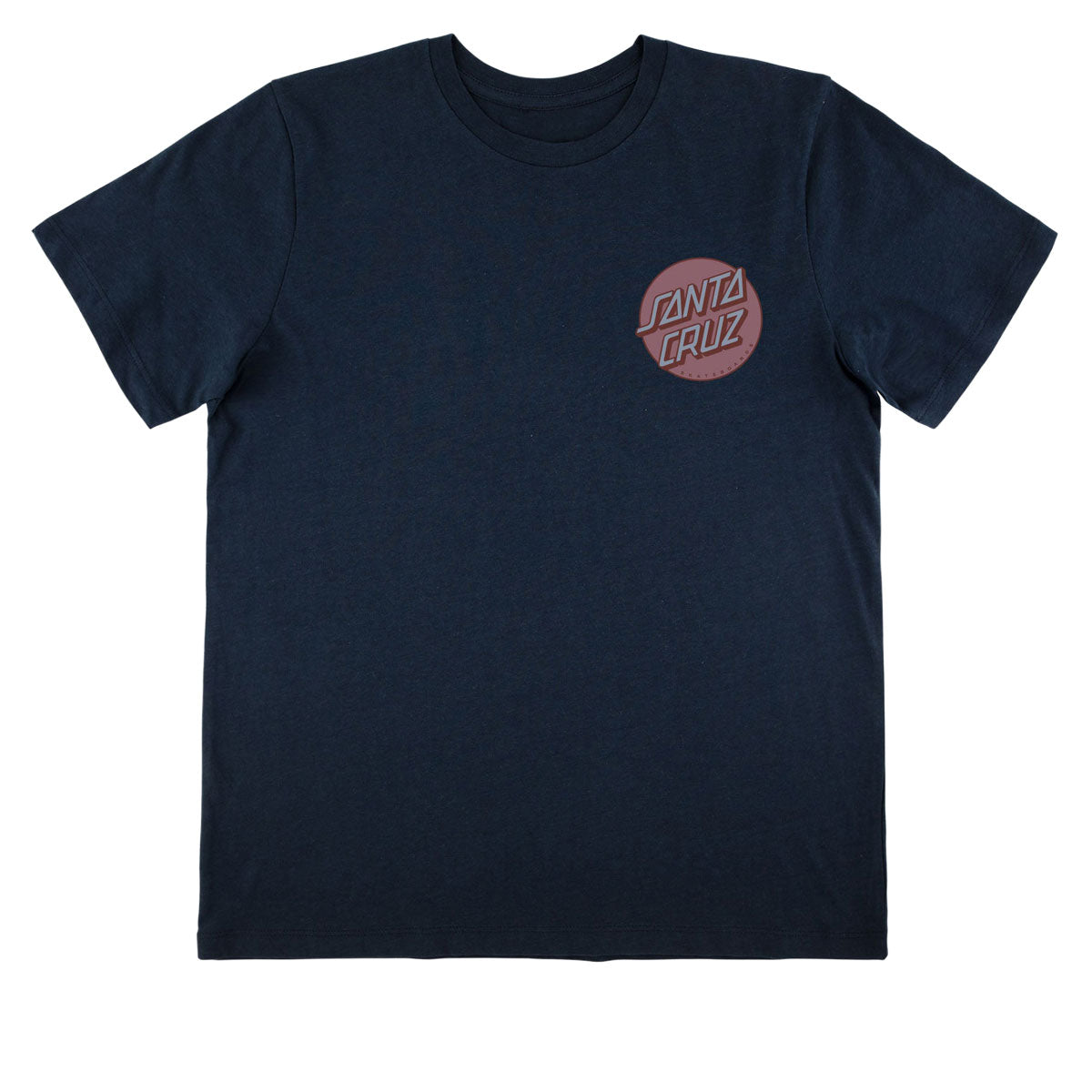 Santa Cruz Womens Other Dot Chest T-Shirt - Navy image 1