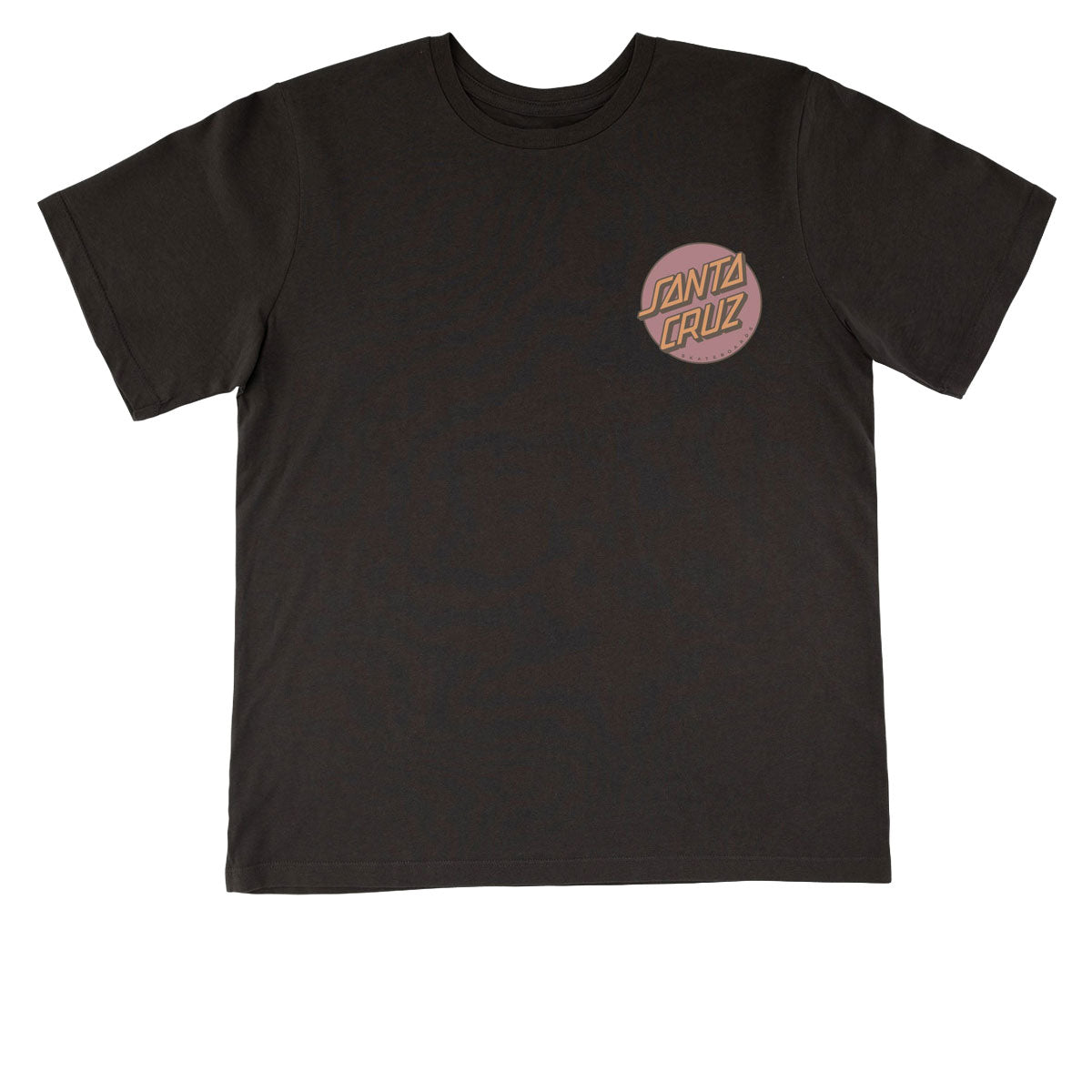 Santa Cruz Womens Other Dot Chest T-Shirt - Vintage Black image 1