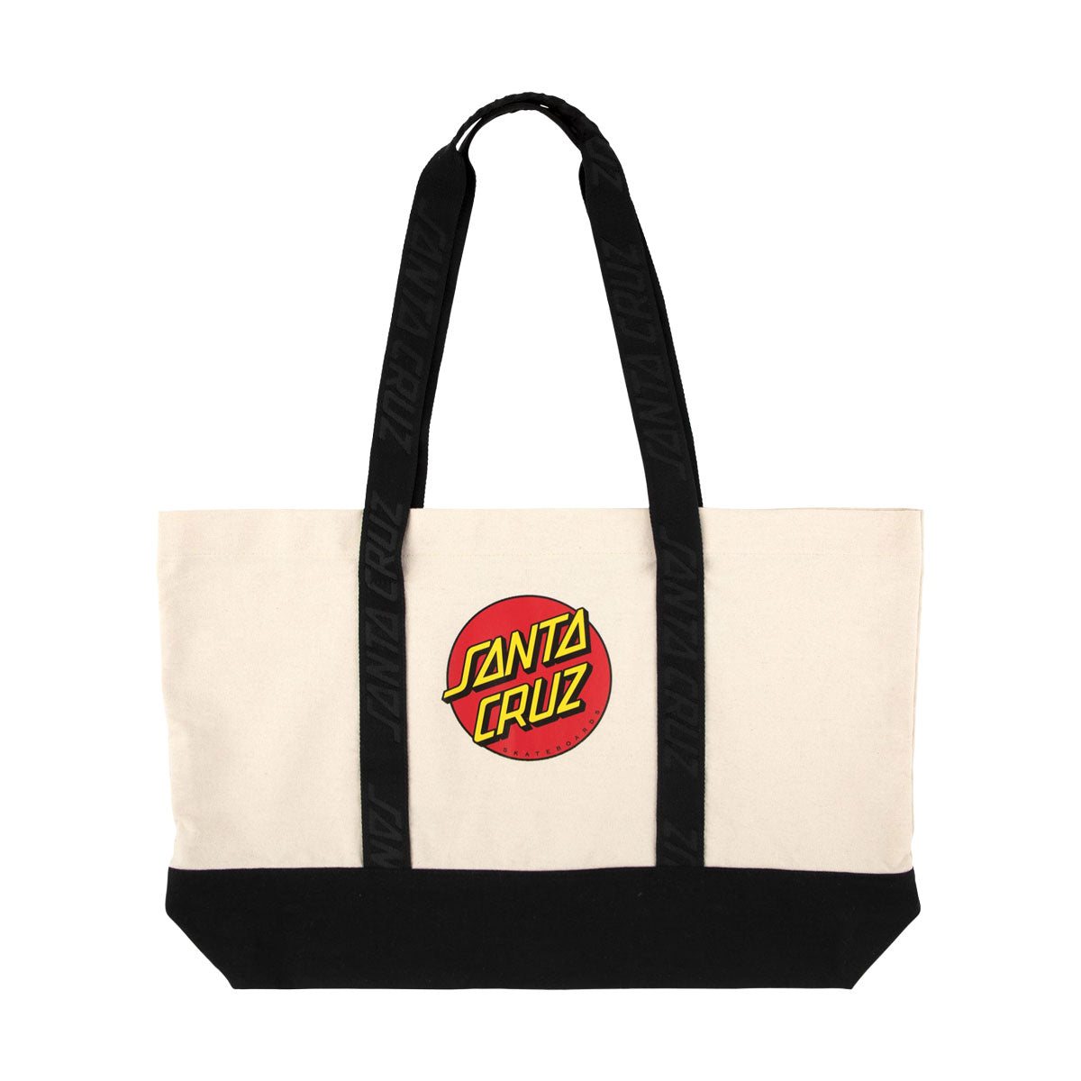 Santa Cruz Classic Dot Tote Bag - Natural/Black image 1