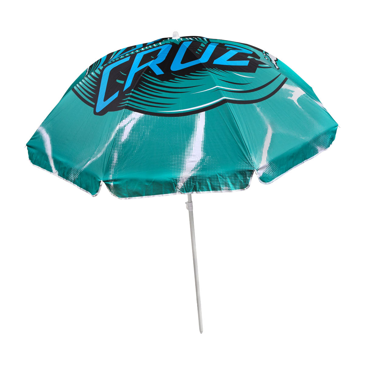 Santa Cruz Wave Dot Beach Umbrella - Teal image 1