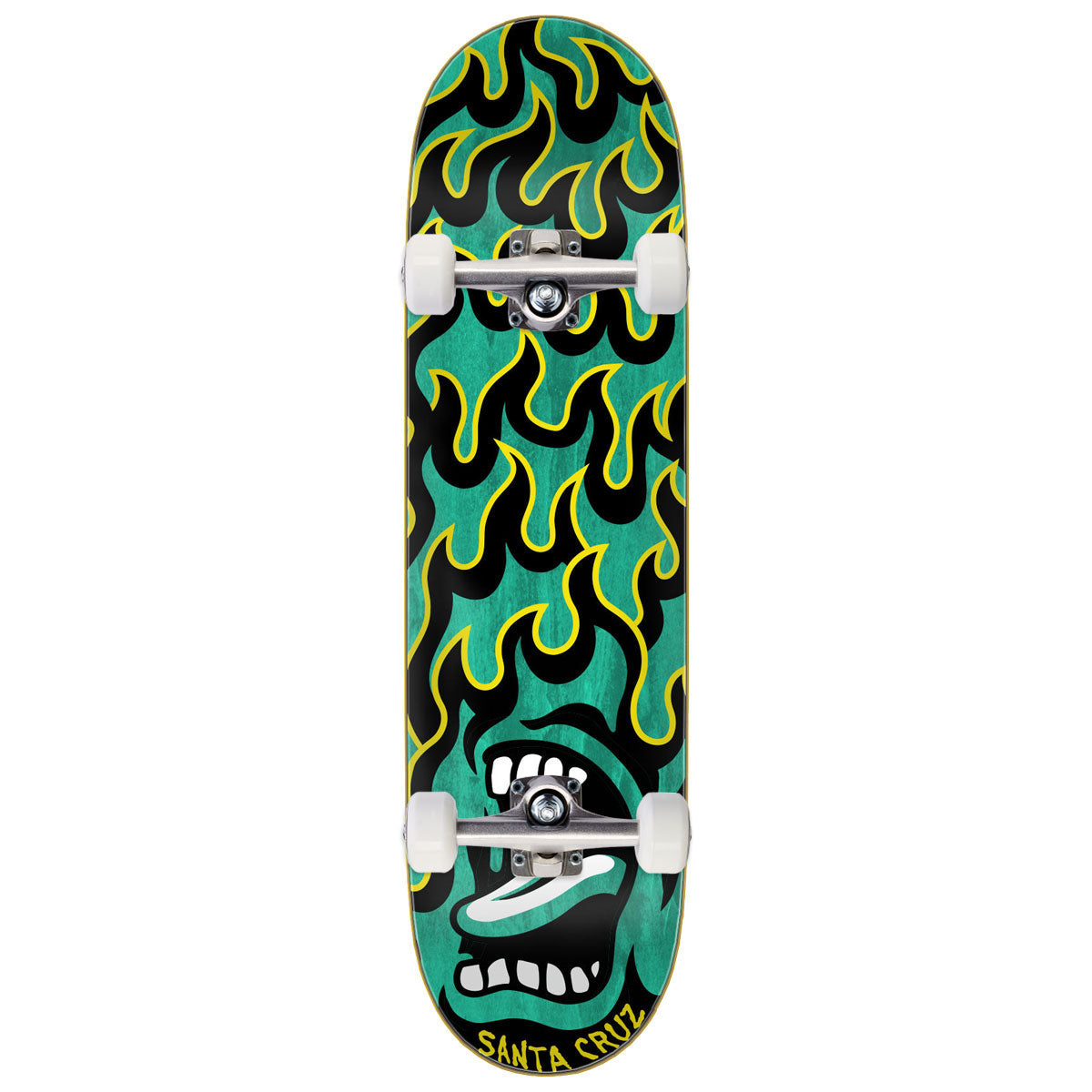 Santa Cruz Screaming Flame 7 Ply Birch  Skateboard Complete - 8.50