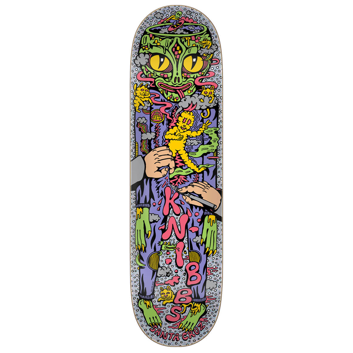 Santa Cruz Knibbs Reptilian Pro Skateboard Deck - 8.50