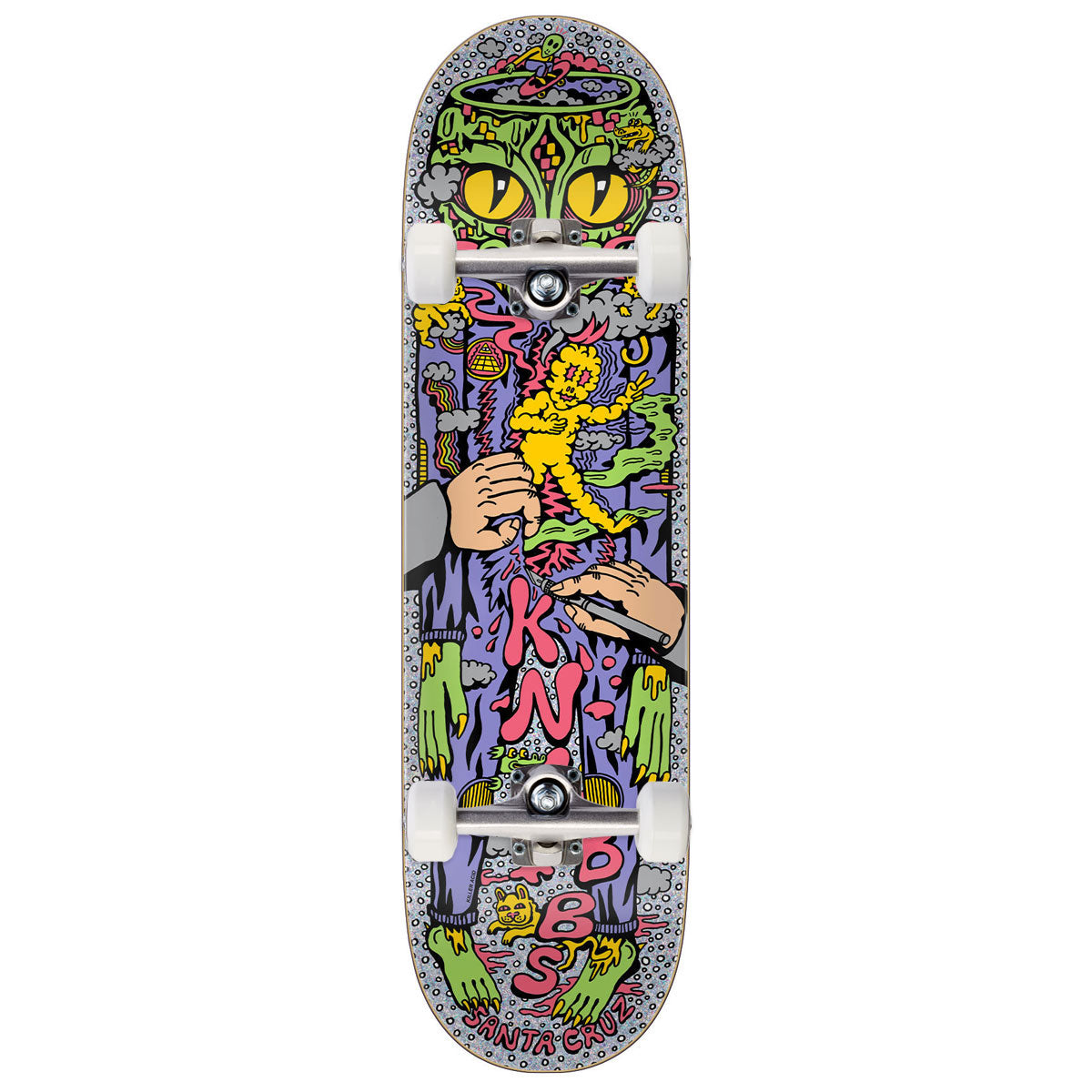 Santa Cruz Knibbs Reptilian Pro Skateboard Complete - 8.50