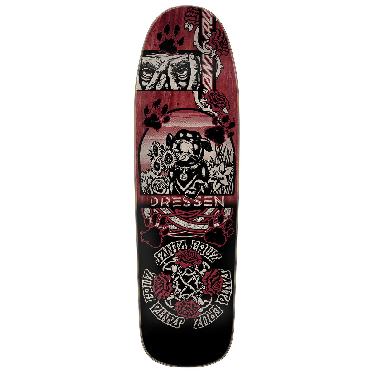 Santa Cruz Dressen Evo Pro Shaped Skateboard Deck - 9.30