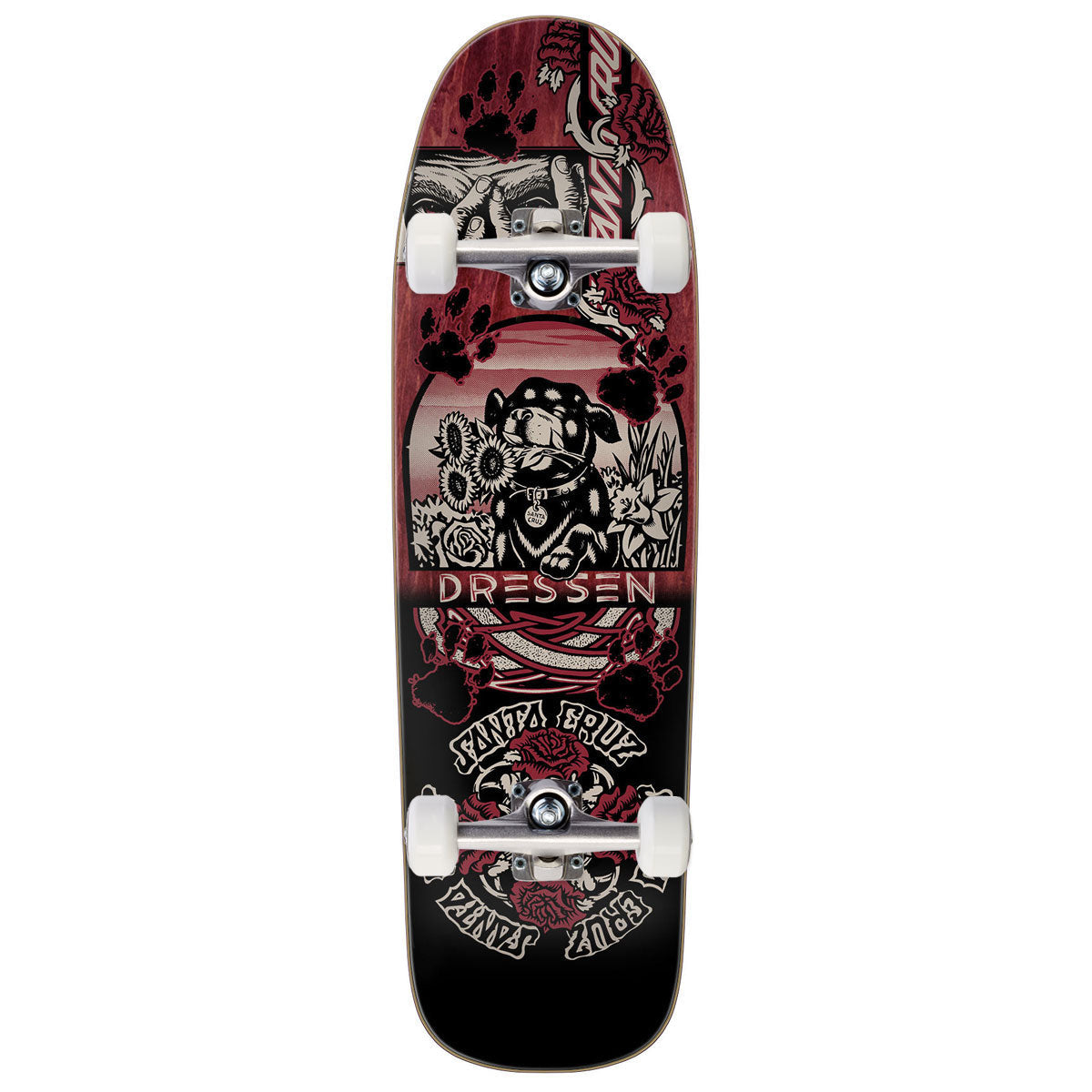 Santa Cruz Dressen Evo Pro Shaped Skateboard Complete - 9.30