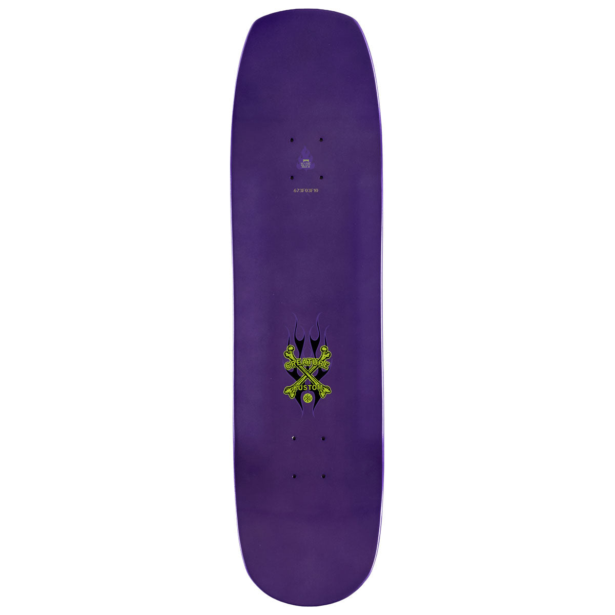 Creature Chop Shop Flame Skateboard Deck - 8.50