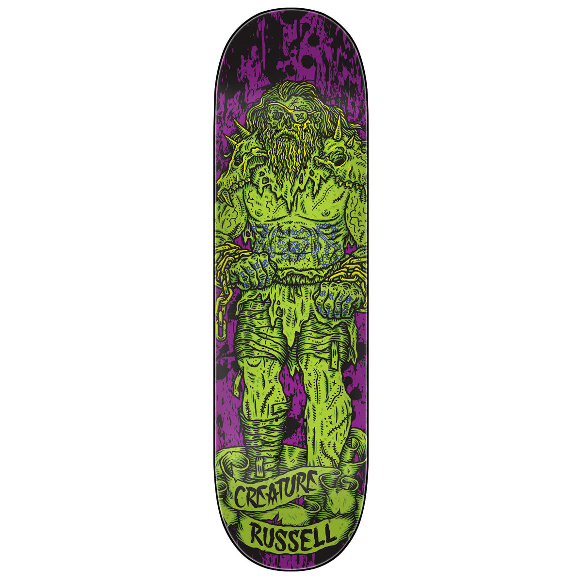Creature Russell Vikings of Hesh Law XX Pro Skateboard Deck - 8.75