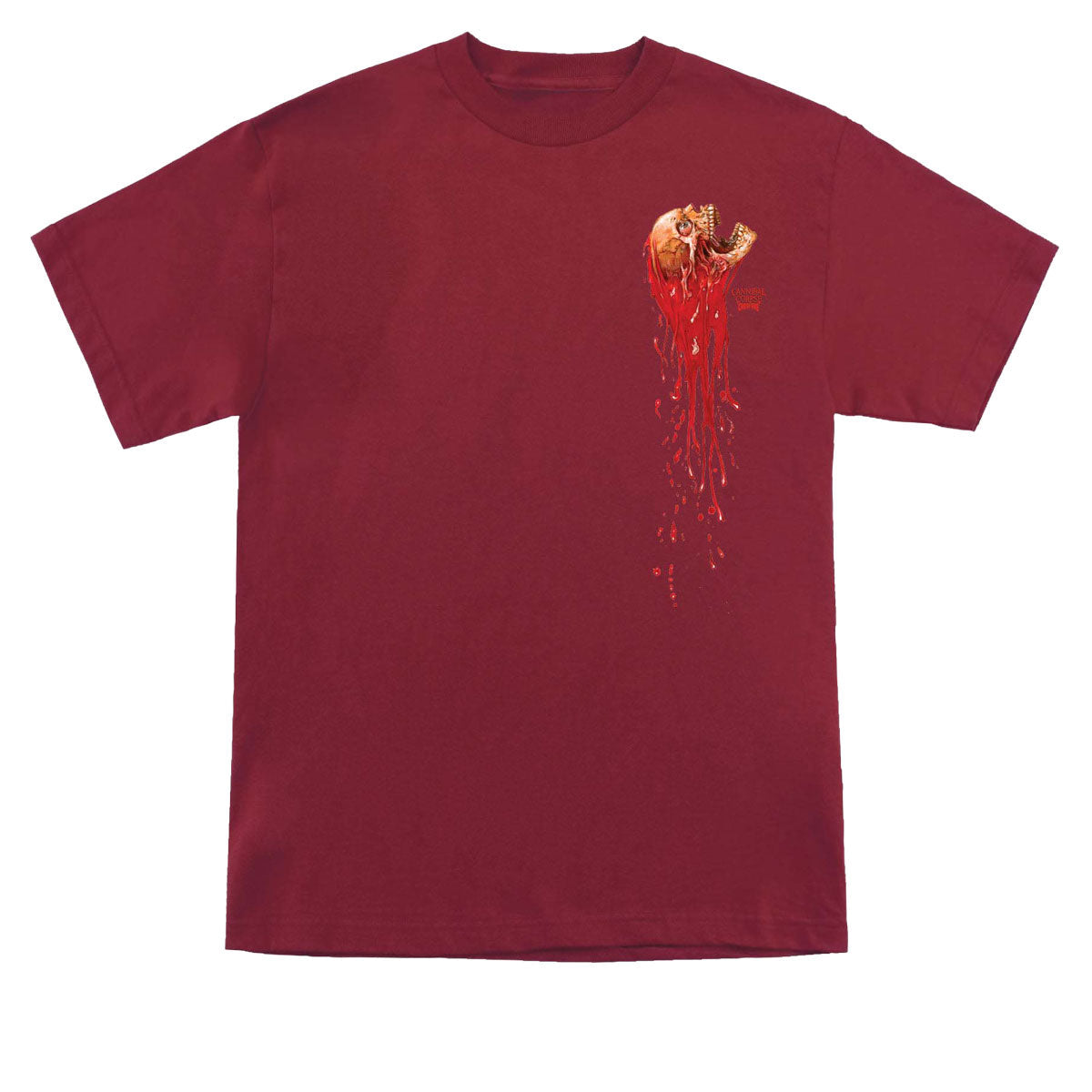 Creature x Cannibal Corpse T-Shirt - Cardinal Red image 1