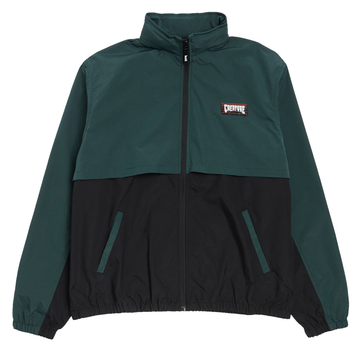 Creature Lost At Sea Packable Jacket - Black/Green image 1