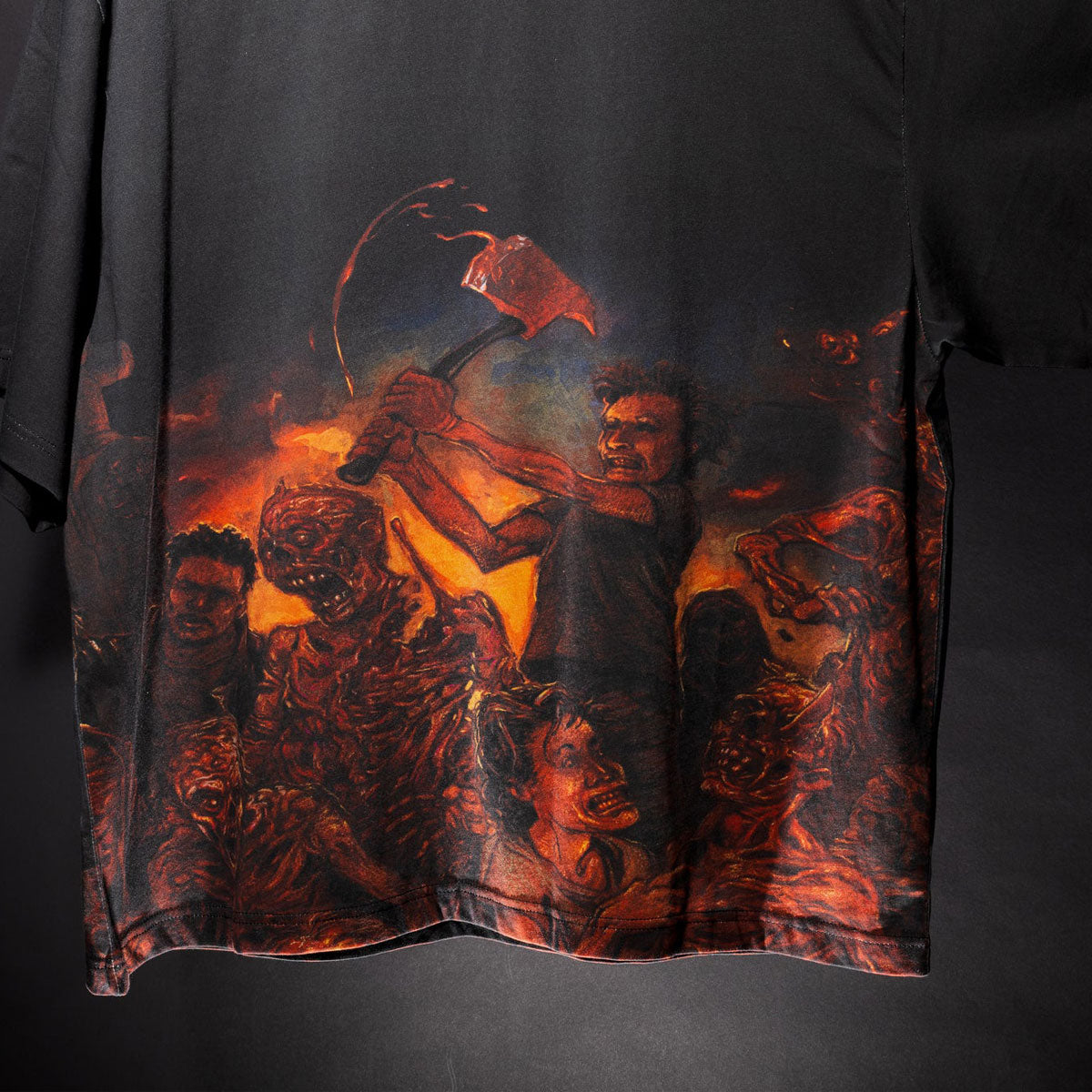 Creature x Cannibal Corpse Ringer T-Shirt - Black image 4