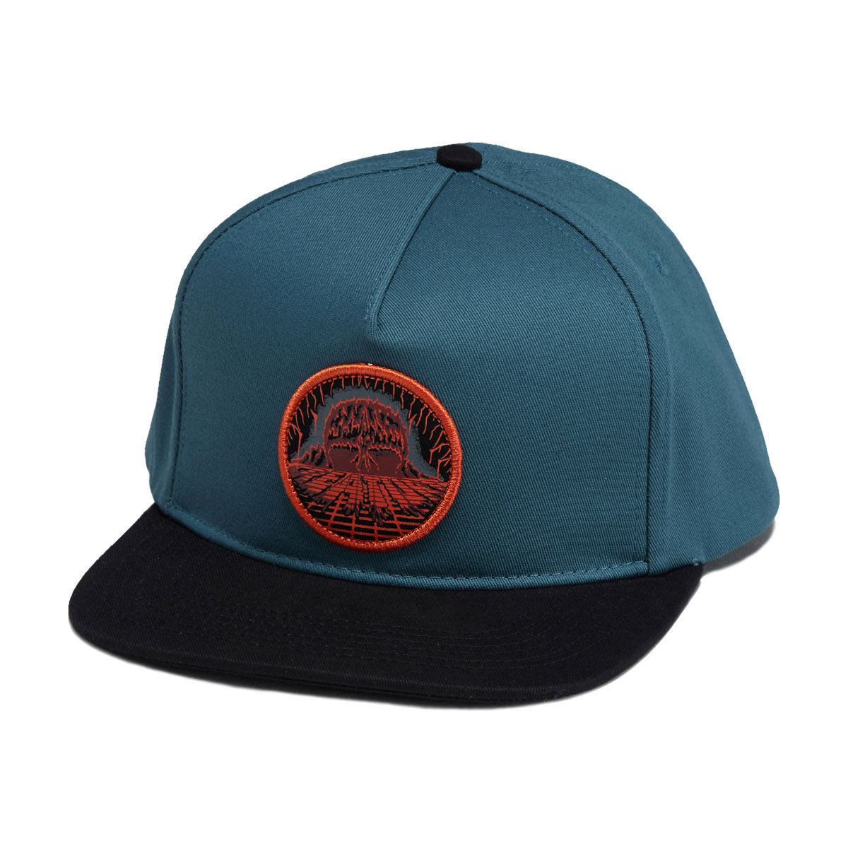 Creature Lost At Sea Snapback Hat - Dark Green/Black image 1