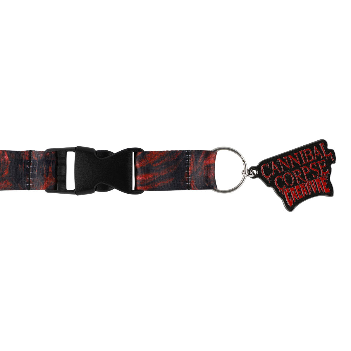 Creature x Cannibal Corpse Lanyard Keychain - Red/Black image 2