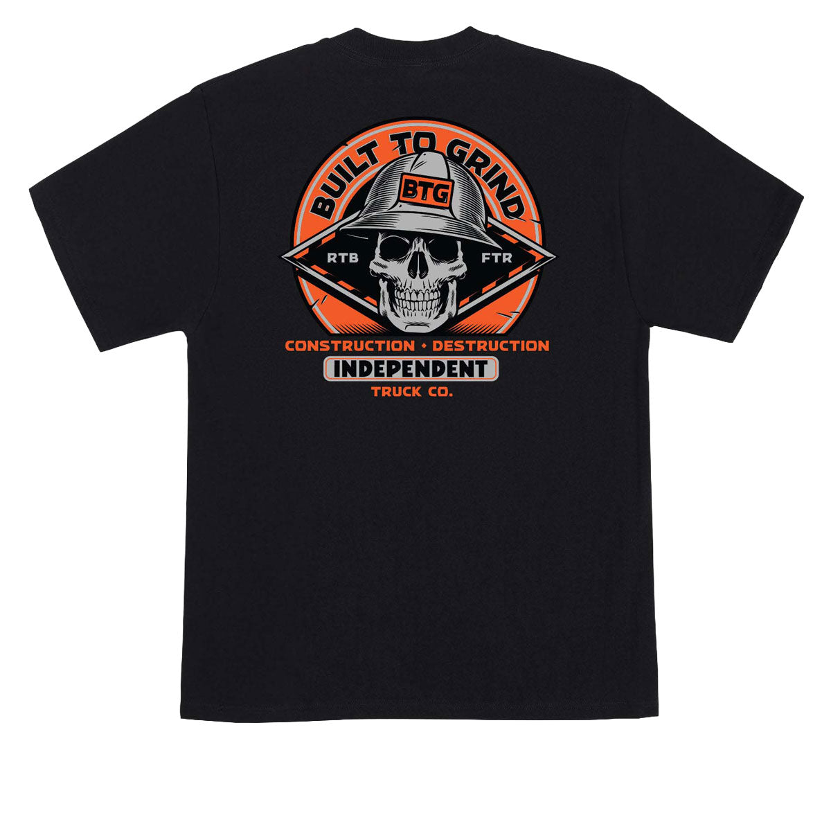 Independent Built To Grind Hard Head T-Shirt - Black image 1