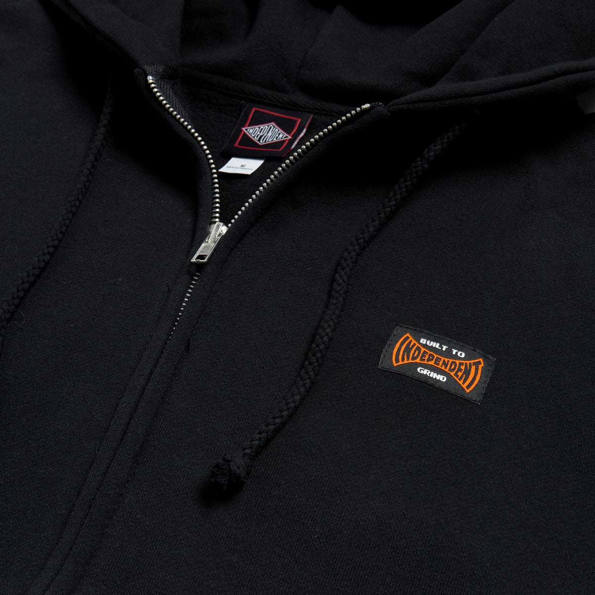 Independent Built To Grind Span Zip Hoodie - Black image 3
