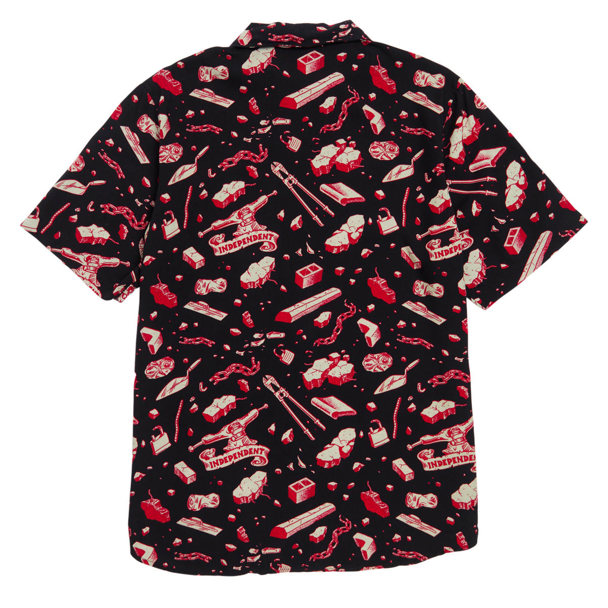 Independent Under The Bridge Party Shirt - Tar/Red image 2