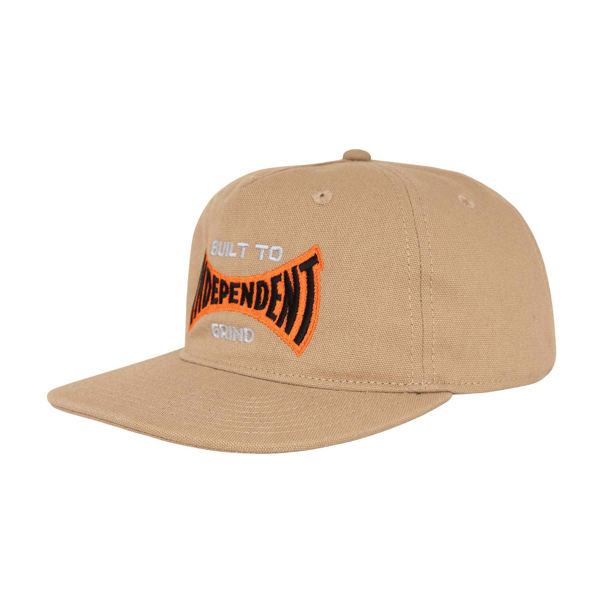 Independent Built To Grind Span Snapback Hat - Khaki image 1