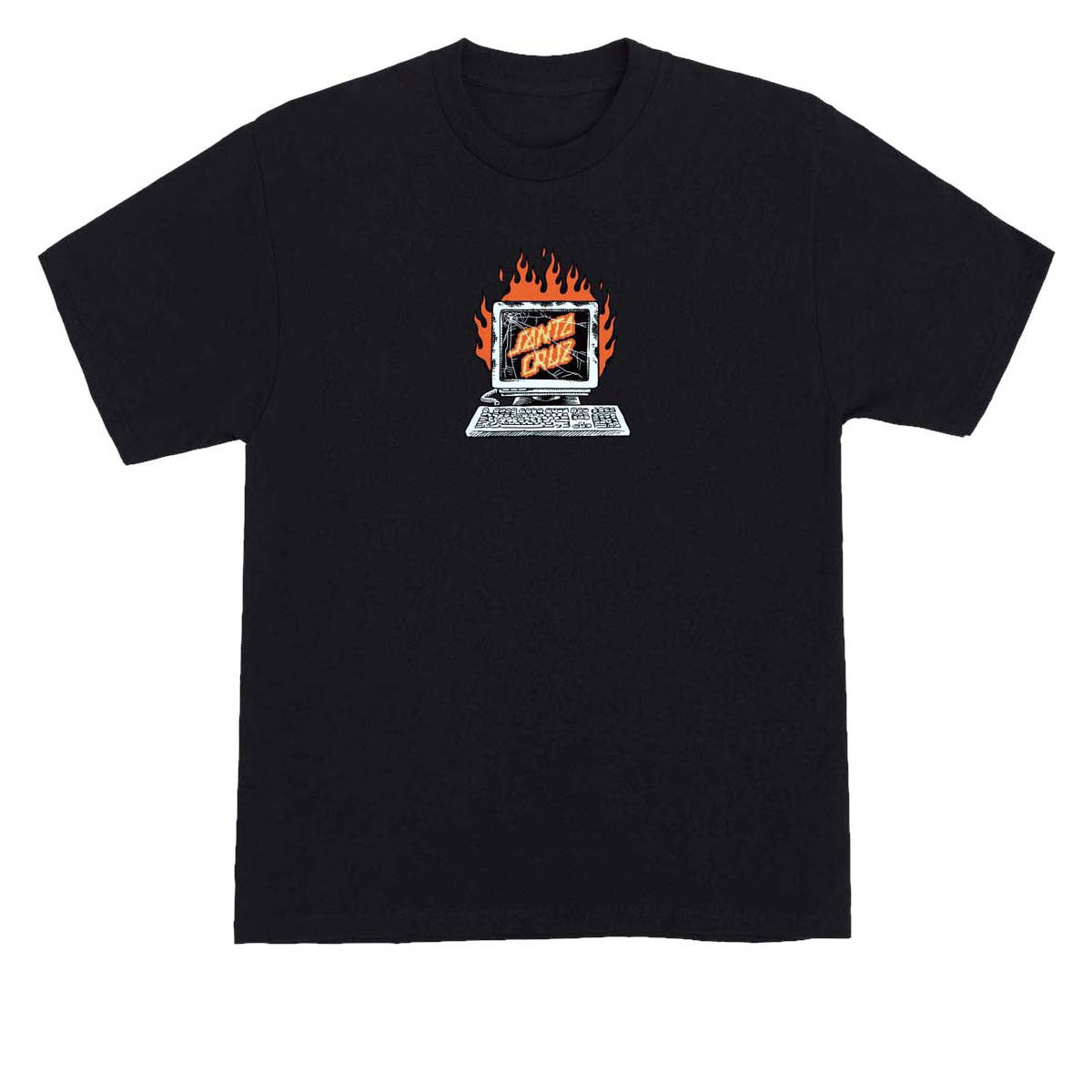 Santa Cruz Self Destruct T-Shirt - Black image 1