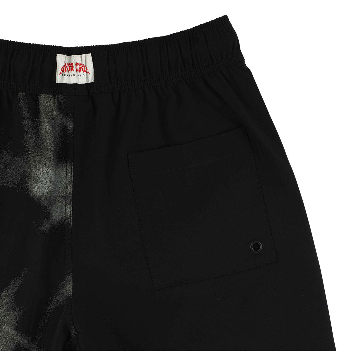 Santa Cruz TTE Messenger Elastic Waist Boardshorts - Black Haze image 4