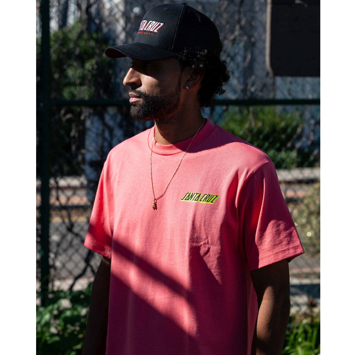 Santa Cruz Roskopp Cruz Control T-Shirt - Coral image 4
