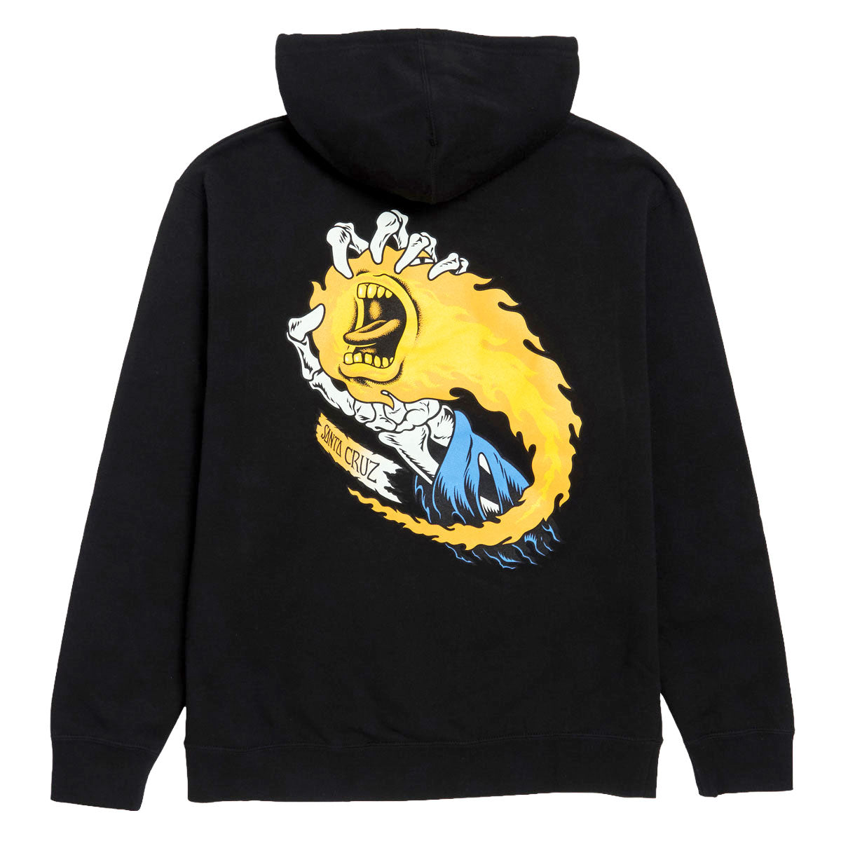 Santa Cruz O'Brien Screaming Reaper Hoodie - Black image 1