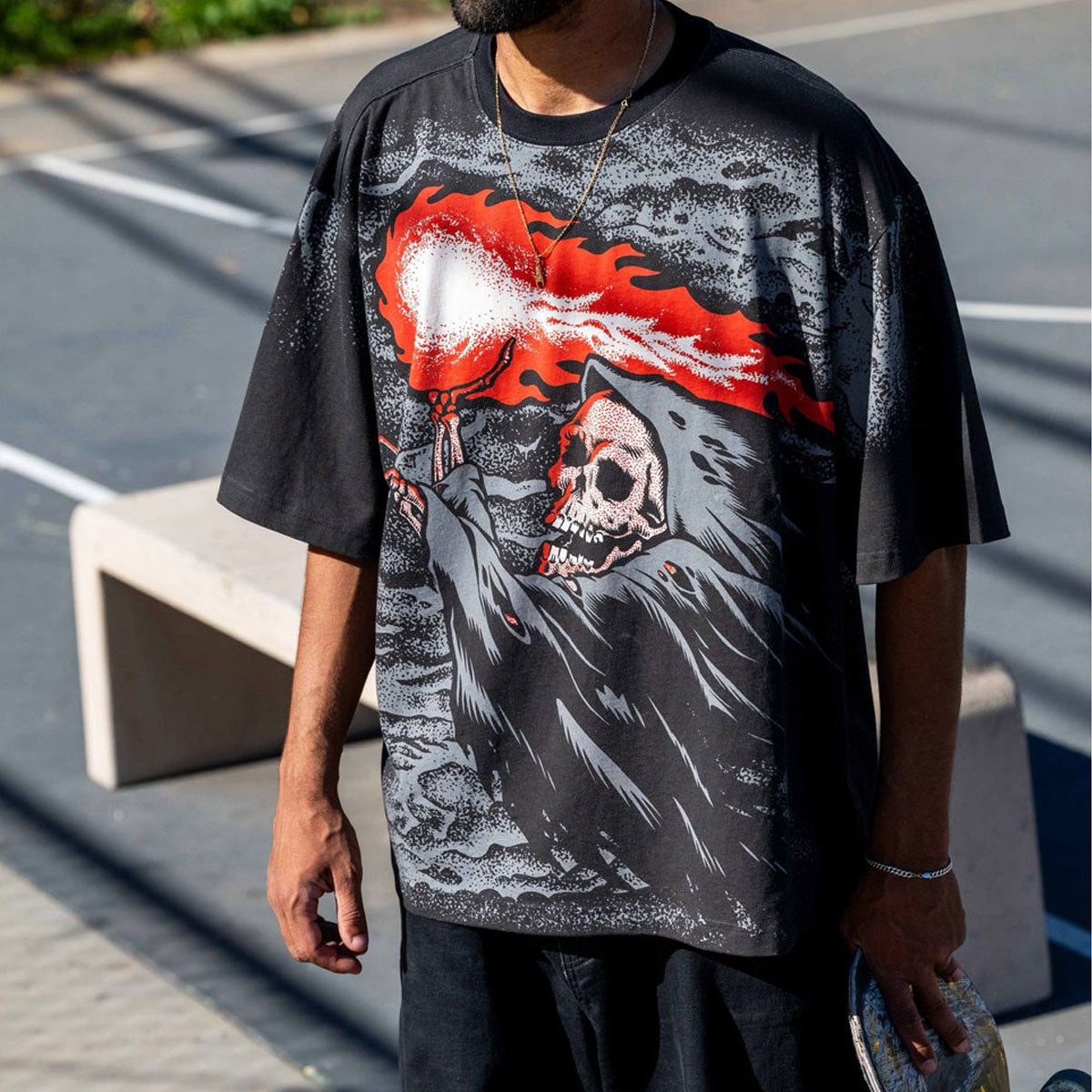 Santa Cruz O'Brien Reaper Shirt - Black image 3