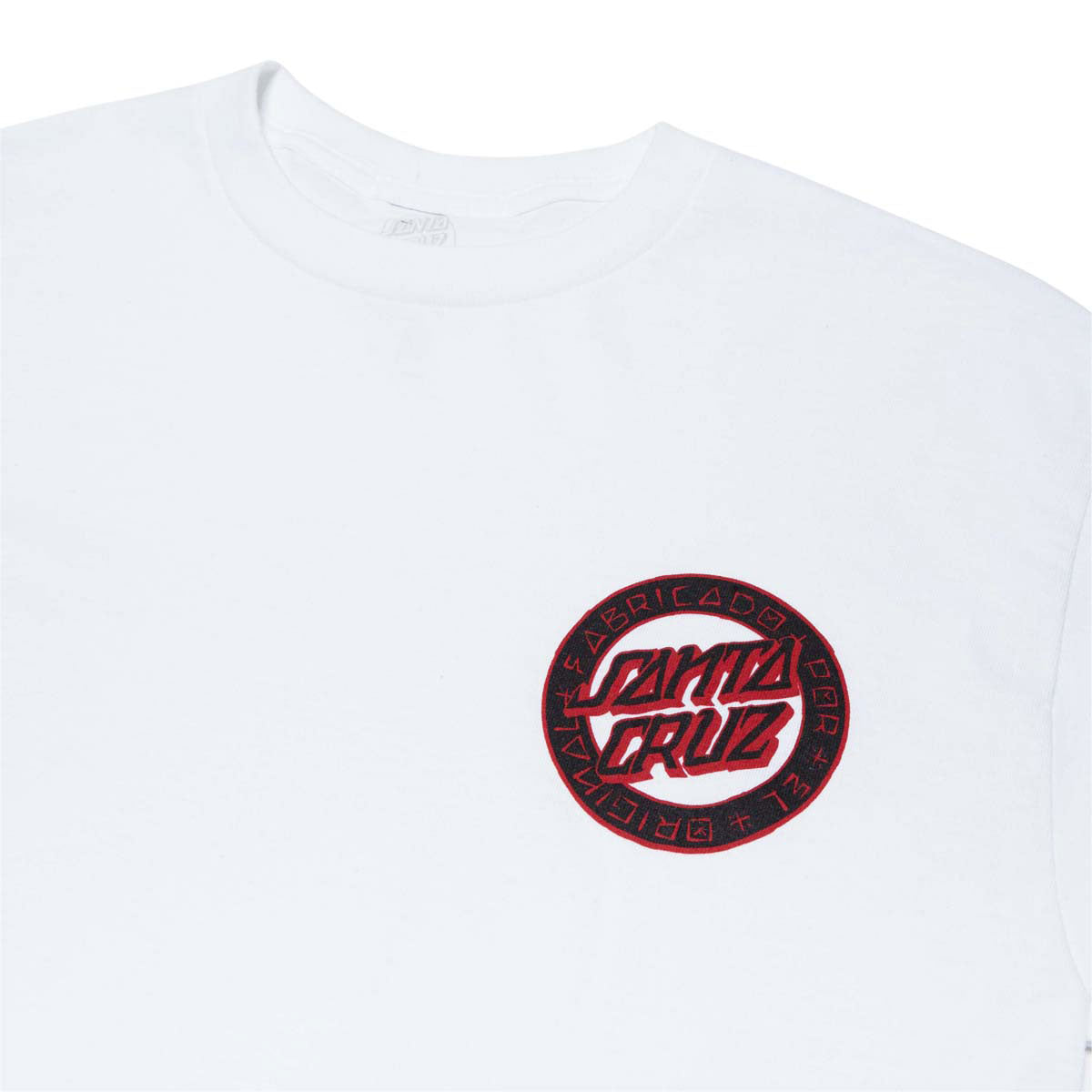 Santa Cruz Loco Dot Chest T-Shirt - White image 2