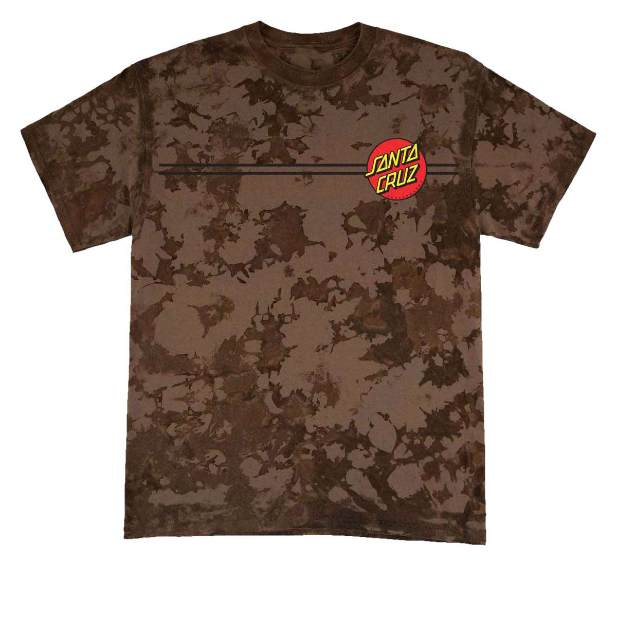 Santa Cruz Classic Dot T-Shirt - Iced Brown image 1