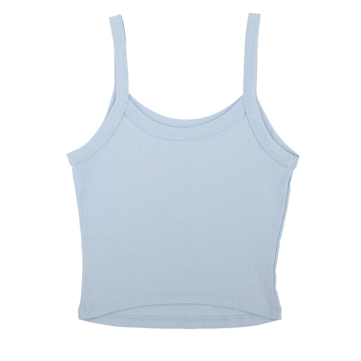 Santa Cruz Womens Opus Dot Stripes Front Crop Tank Top - Solid Baby Blue Blend image 2