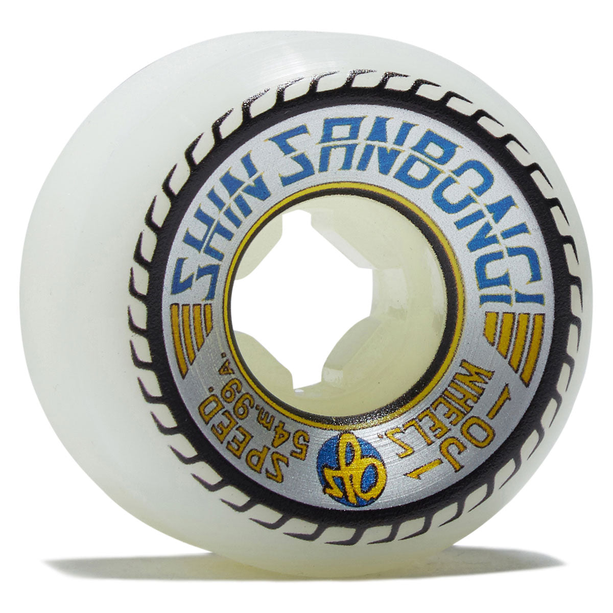 OJ Shin Sanbongi Mini Combos 99a Skateboard Wheels - White - 54mm image 1