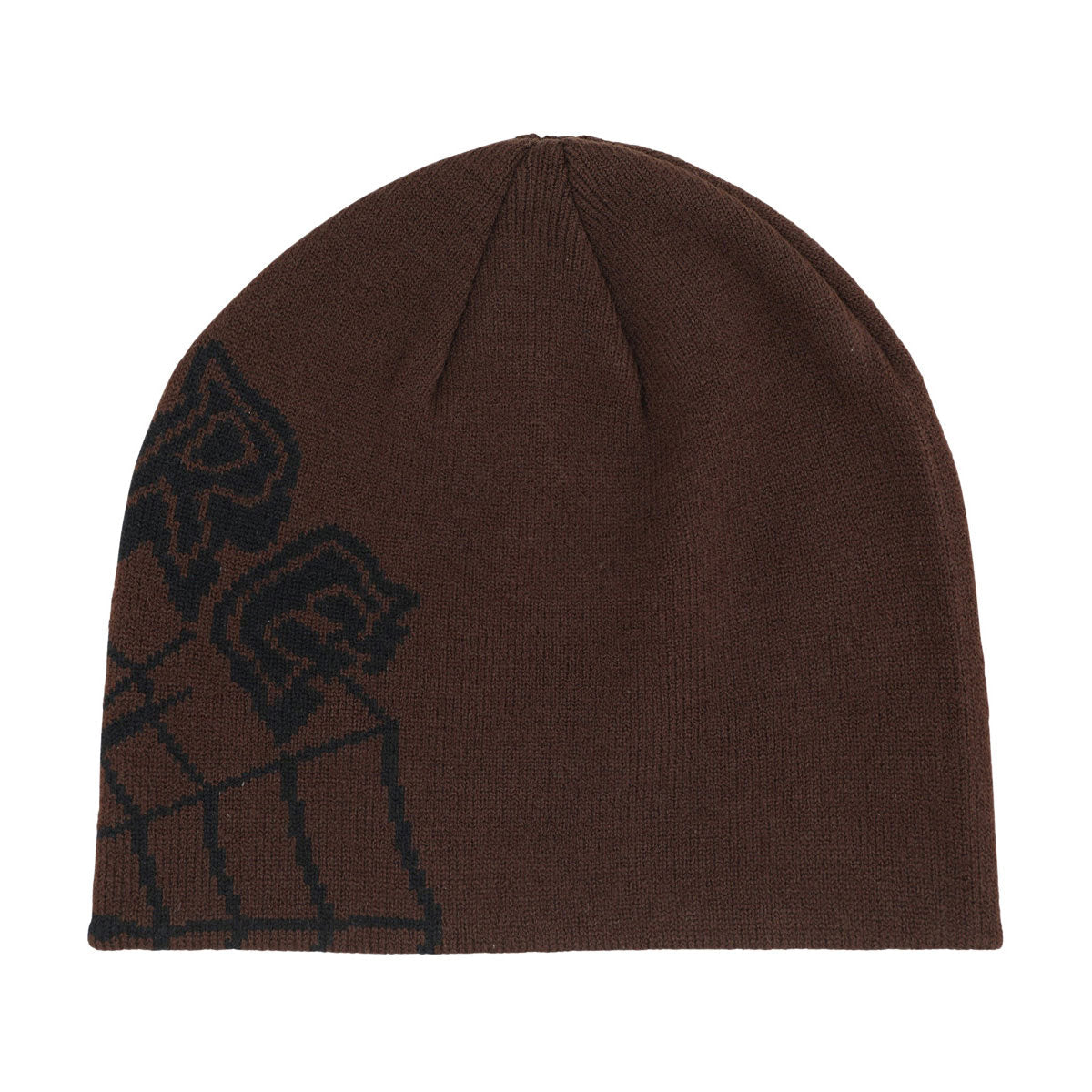 Creature Web Skull Cap Beanie - Brown image 2