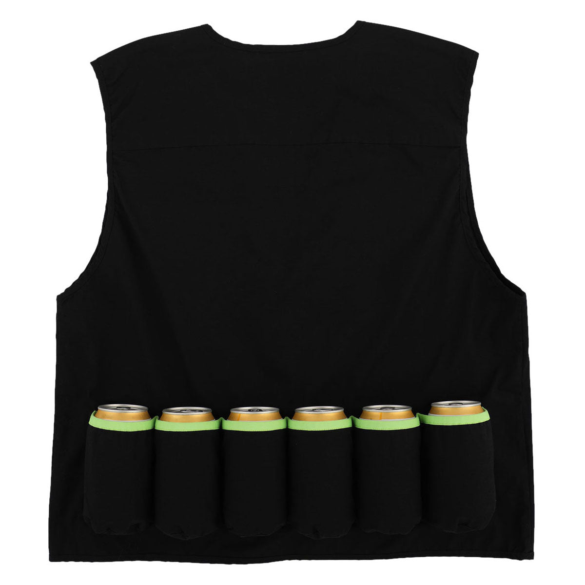Creature Gravette Cut And Tie Utility Vest - Black image 3