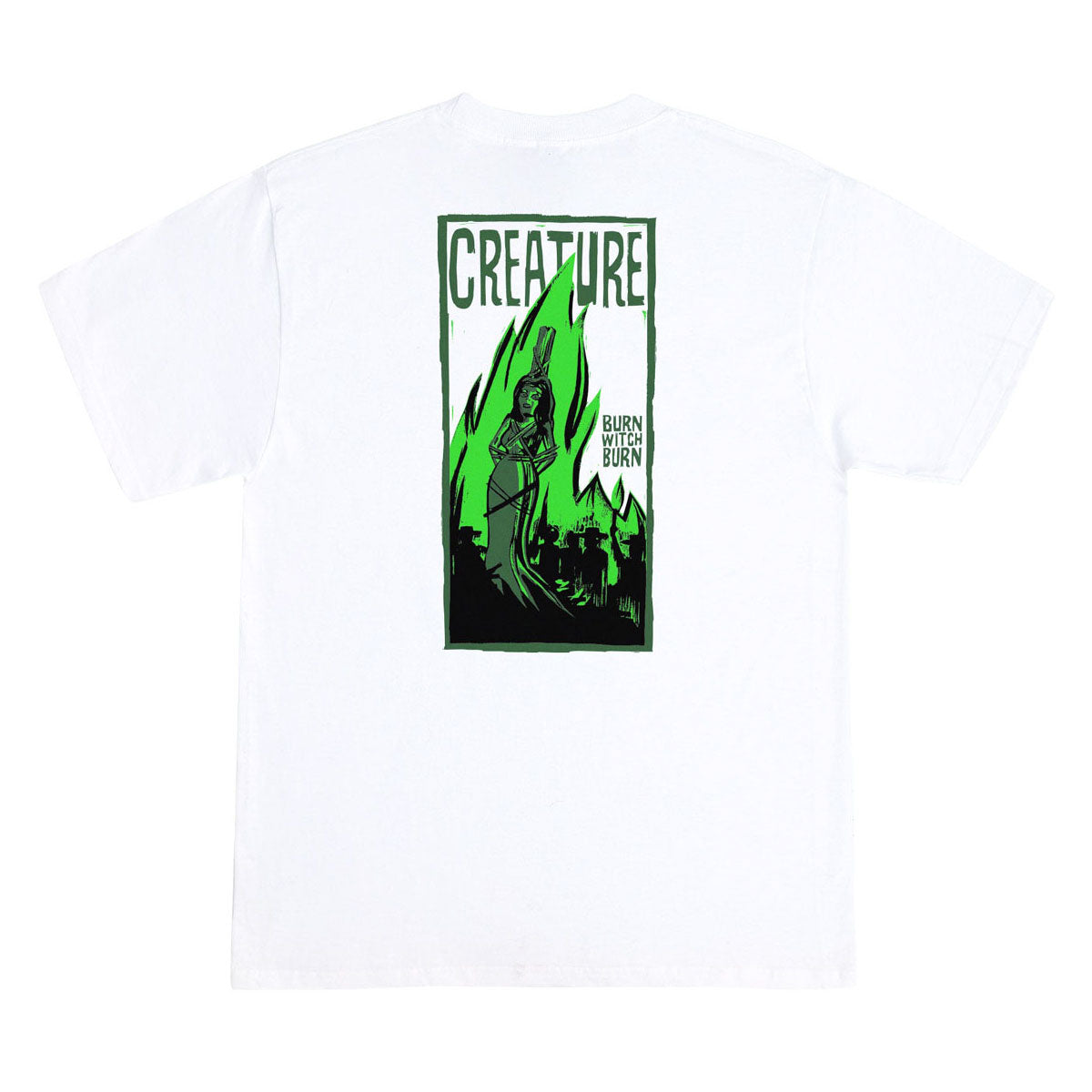 Creature Burn Witch Burn T-Shirt - White image 1