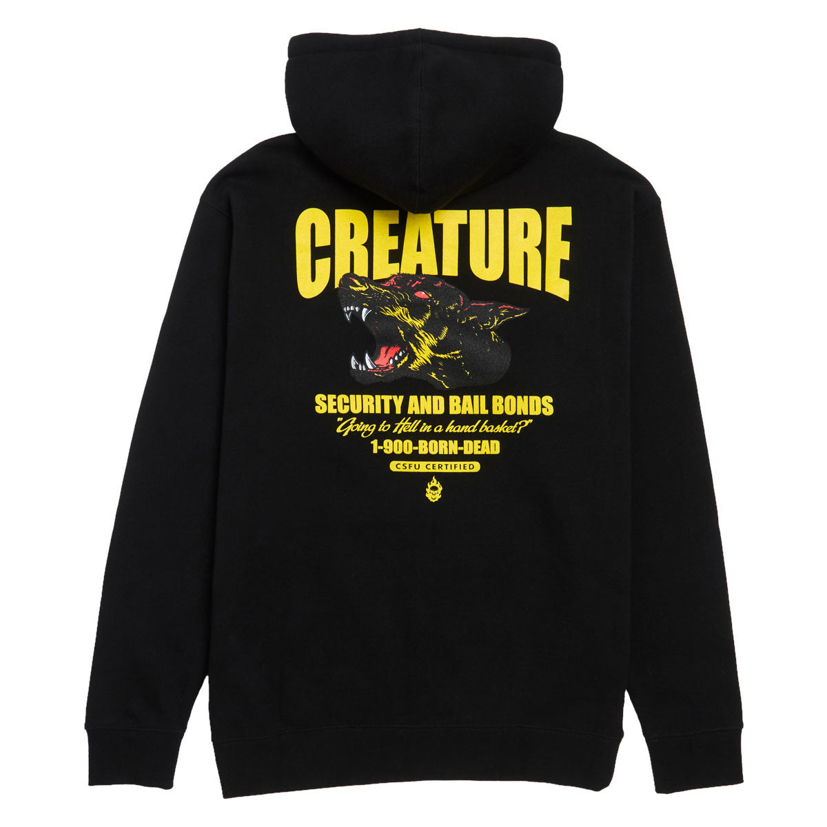 Creature Security Service Zip Hoodie - Black image 2