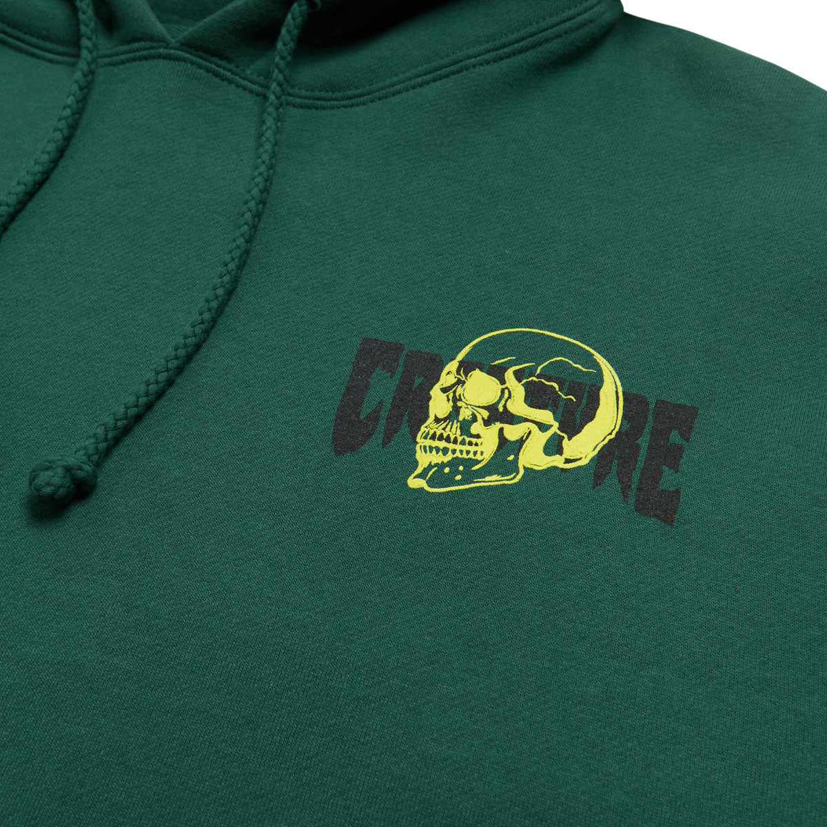 Creature Spiral Skull Hoodie - Dark Green image 3