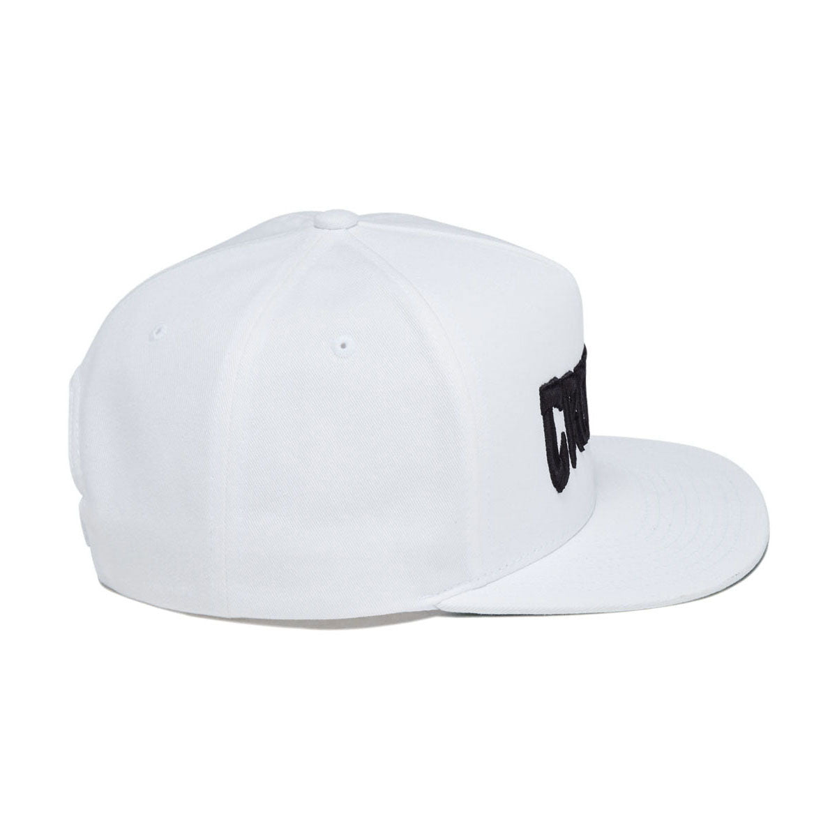 Creature Mono Logo Snapback Hat - White image 4