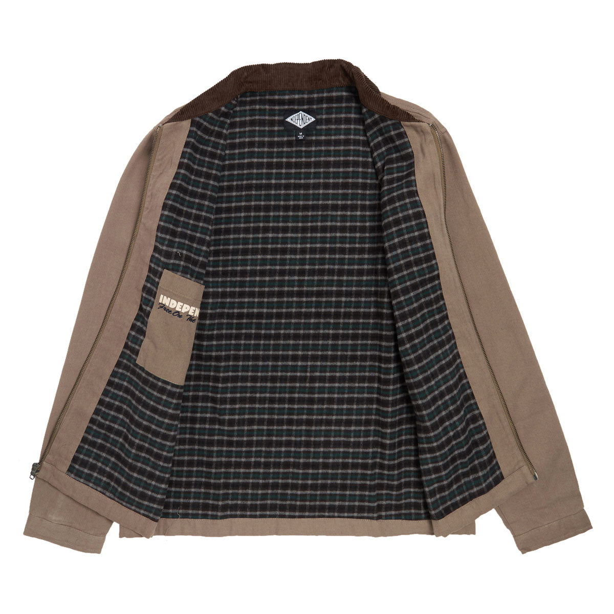 Independent Free On The Streets Work Jacket - Dark Sand image 3