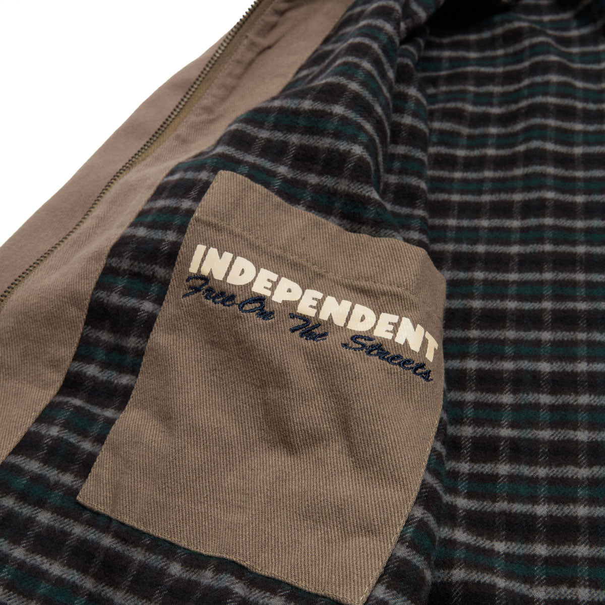Independent Free On The Streets Work Jacket - Dark Sand image 4